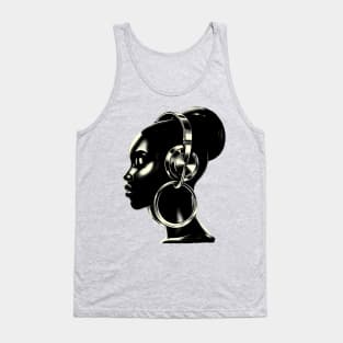 Afrocentric Woman Music Tank Top